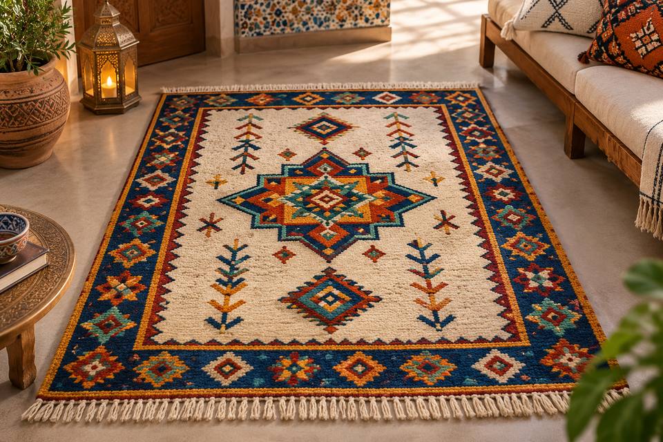 زربية مغربية معقودة باليد